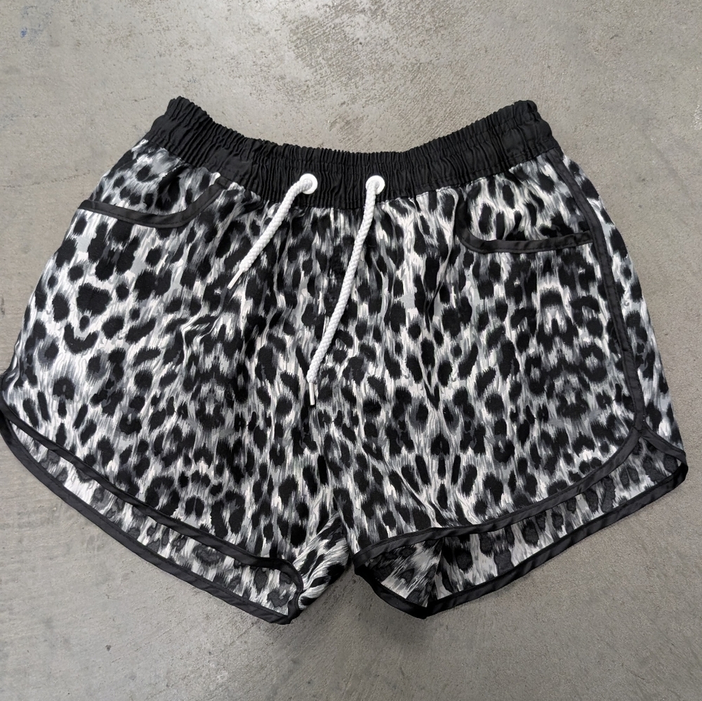 Leopard Print Women's Shorts